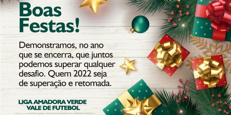 Boas Festas...