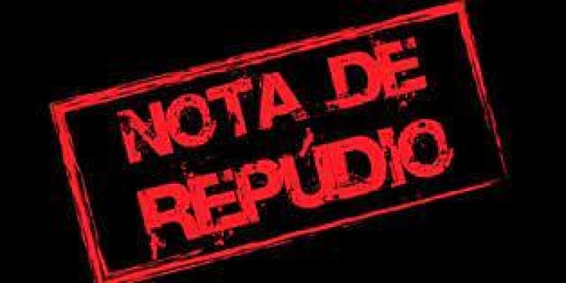 Nota de Repúdio.