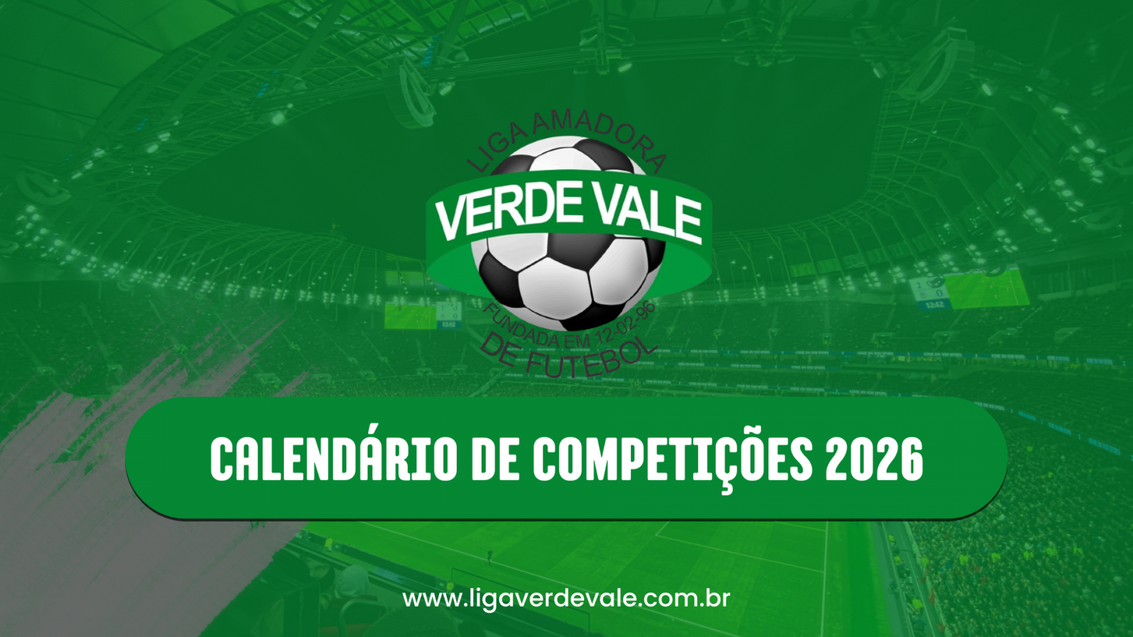 Calendário de Competições da LAVVF em 2026